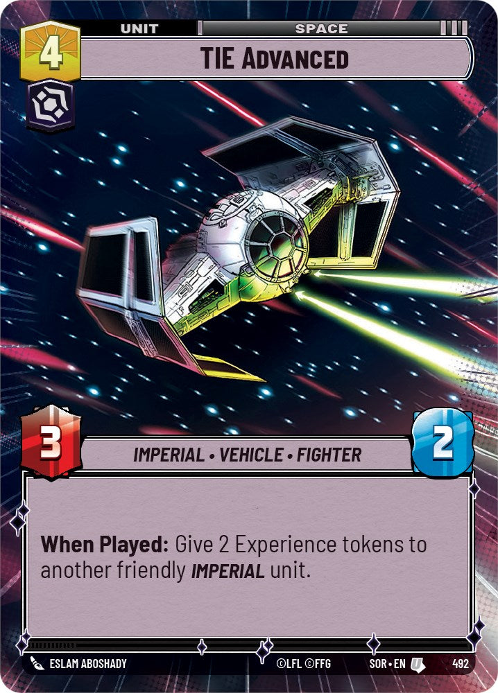 TIE avancé (Hyperspace) (492) [Étincelle de rébellion]