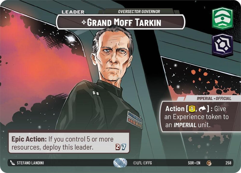 Grand Moff Tarkin - Gouverneur d'Oversecteur (Présentoir) (258) [Étincelle de Rébellion]