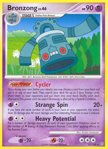 Bronzong (13/100) [Diamante y Perla: Tormenta]