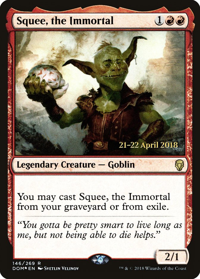 Squee, l'immortel [Cartes promo d'avant-première Dominaria]