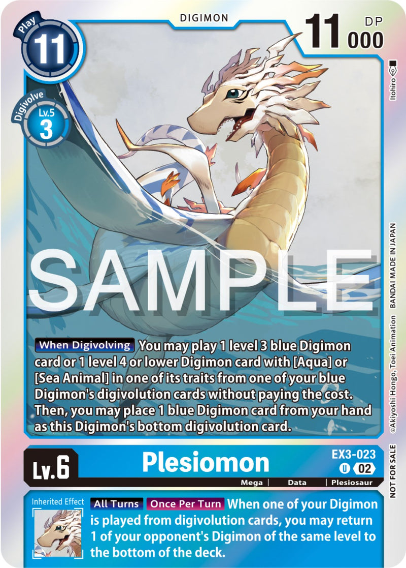 Plesiomon [EX3-023] (Event Pack 6) [Promociones Draconic Roar]