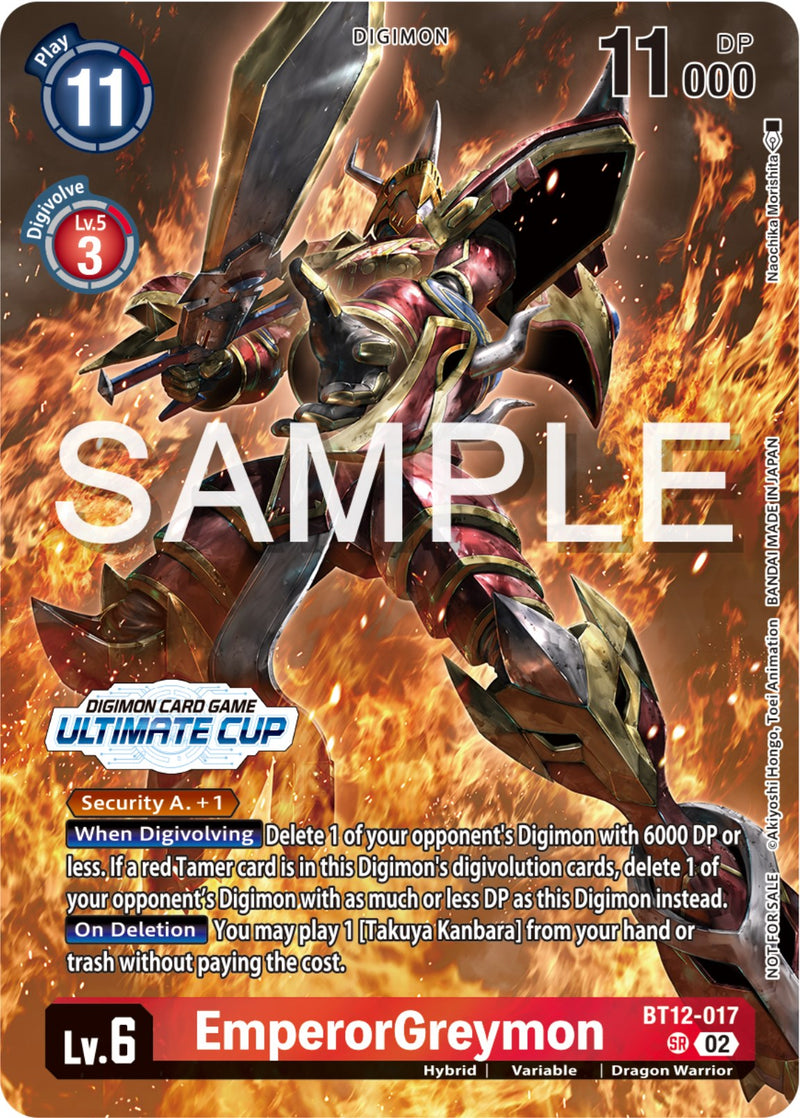 EmperorGreymon [BT12-017] (Ultimate Cup 2024) [Cartas Promocionales Across Time]
