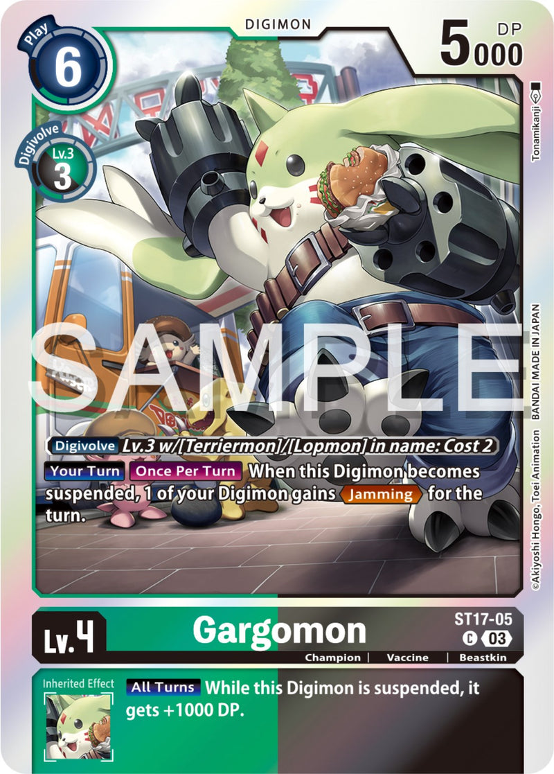 Gargomon [ST17-05] [Mazo inicial: set de mazo avanzado Double Typhoon]