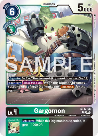Gargomon [ST17-05] [Mazo inicial: set de mazo avanzado Double Typhoon]