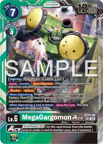 MegaGargomon Ace [ST17-08] [Mazo de Inicio: Set de Mazo Avanzado Double Typhoon]