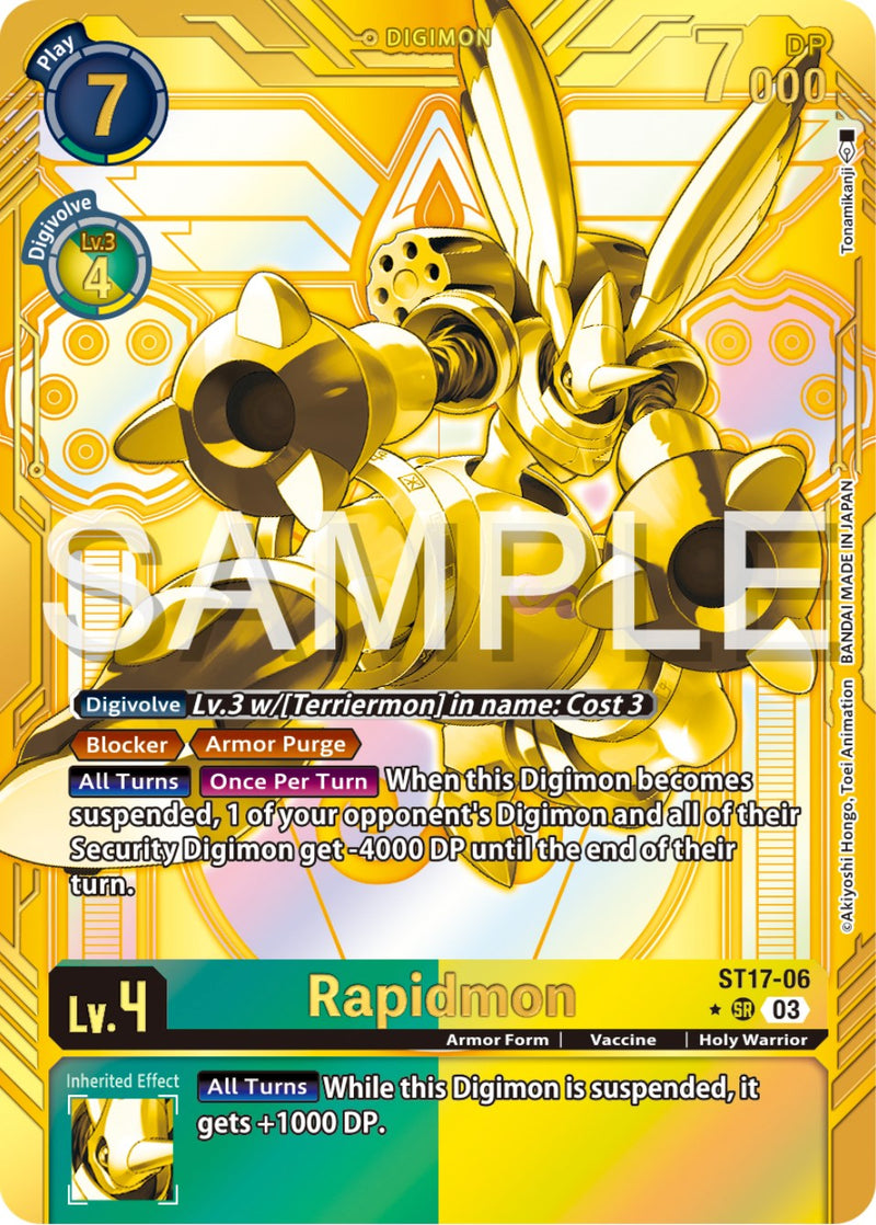 Rapidmon [ST17-06] (Oro) [Mazo de Inicio: Juego de Mazo Avanzado Doble Tifón]