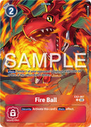 Bola de Fuego [EX2-067] (Reimpresión) [Mazo de Inicio: Mazo Avanzado Doble Tifón]