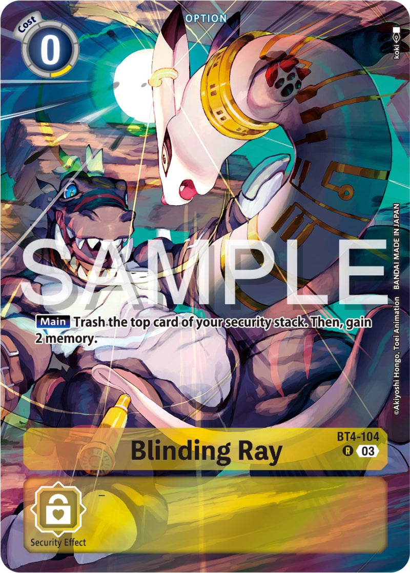 Rayo Cegador [BT4-104] (Reimpresión) [Mazo de Inicio: Double Typhoon Advanced Deck Set]