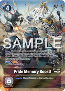 ¡Subidón de Memoria del Orgullo! [BT7-105] (Reimpresión) [Mazo de Inicio: Set de Mazo Avanzado Doble Tifón]