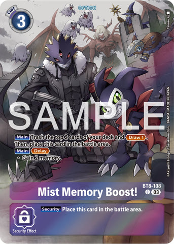 Impulsion de la mémoire brumeuse ! [BT8-108] (Réédition) [Deck de Démarrage : Set de Decks Avancés Double Typhon]