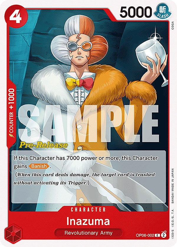 Inazuma [Cartas de Pre-Lanzamiento de Alas del Capitán]