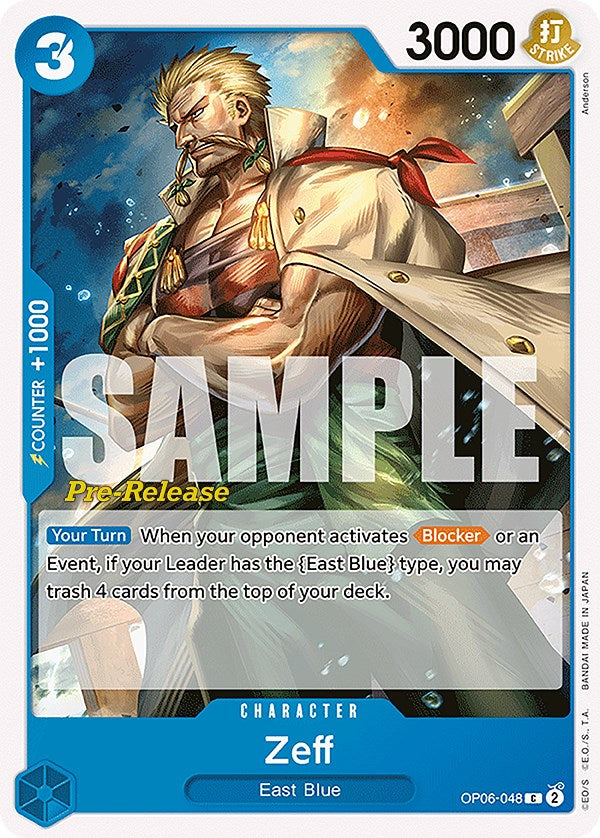 Zeff [Cartas de Pre-Lanzamiento Alas del Capitán]