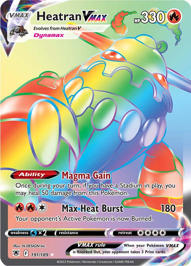 Heatran VMAX (191/189) [Espada y Escudo: Resplandor Astral]