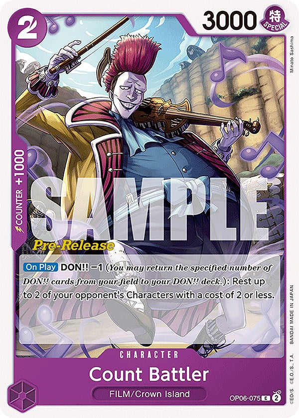 Conde Battler [Cartas Pre-Lanzamiento de Alas del Capitán]