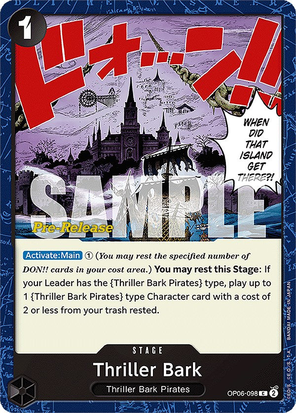 Thriller Bark [Cartas de prelanzamiento Alas del Capitán]