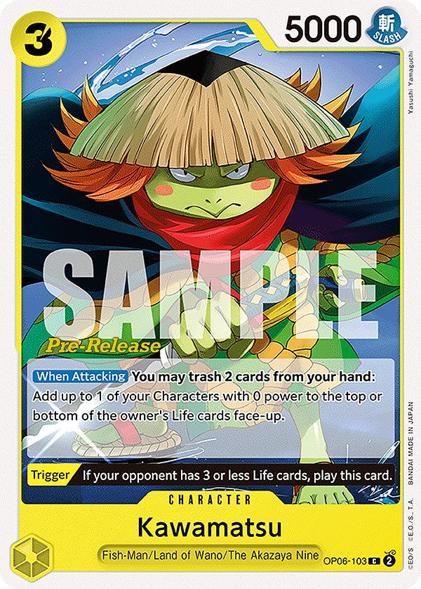Kawamatsu [Cartas de prelanzamiento Alas del Capitán]