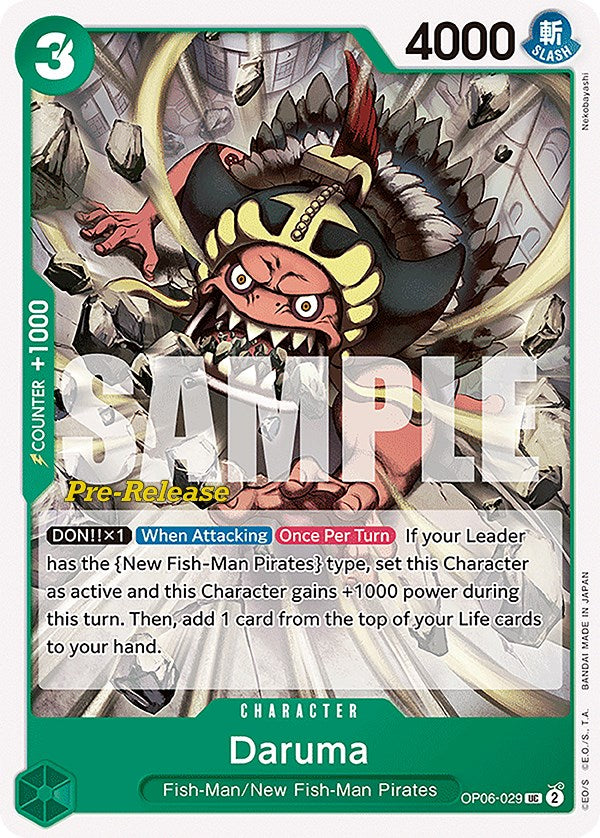 Daruma [Cartas de prelanzamiento Alas del Capitán]
