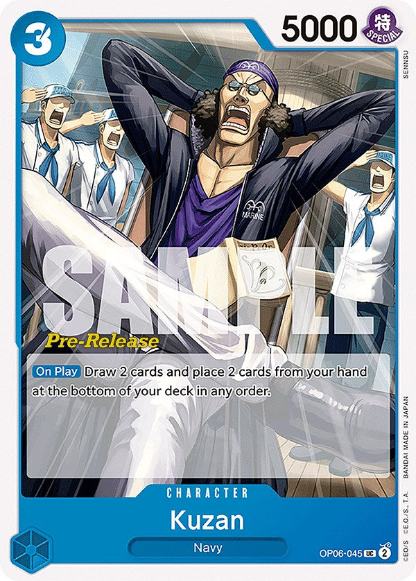 Kuzan [Cartas de prelanzamiento de Wings of the Captain]