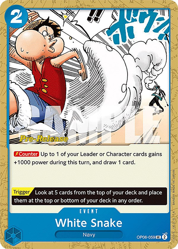 Serpiente Blanca [Cartas de Pre-Lanzamiento de Alas del Capitán]