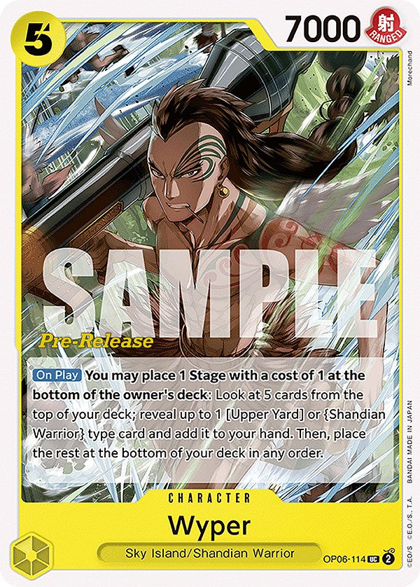 Wyper [Cartas de Pre-Lanzamiento de Wings of the Captain]