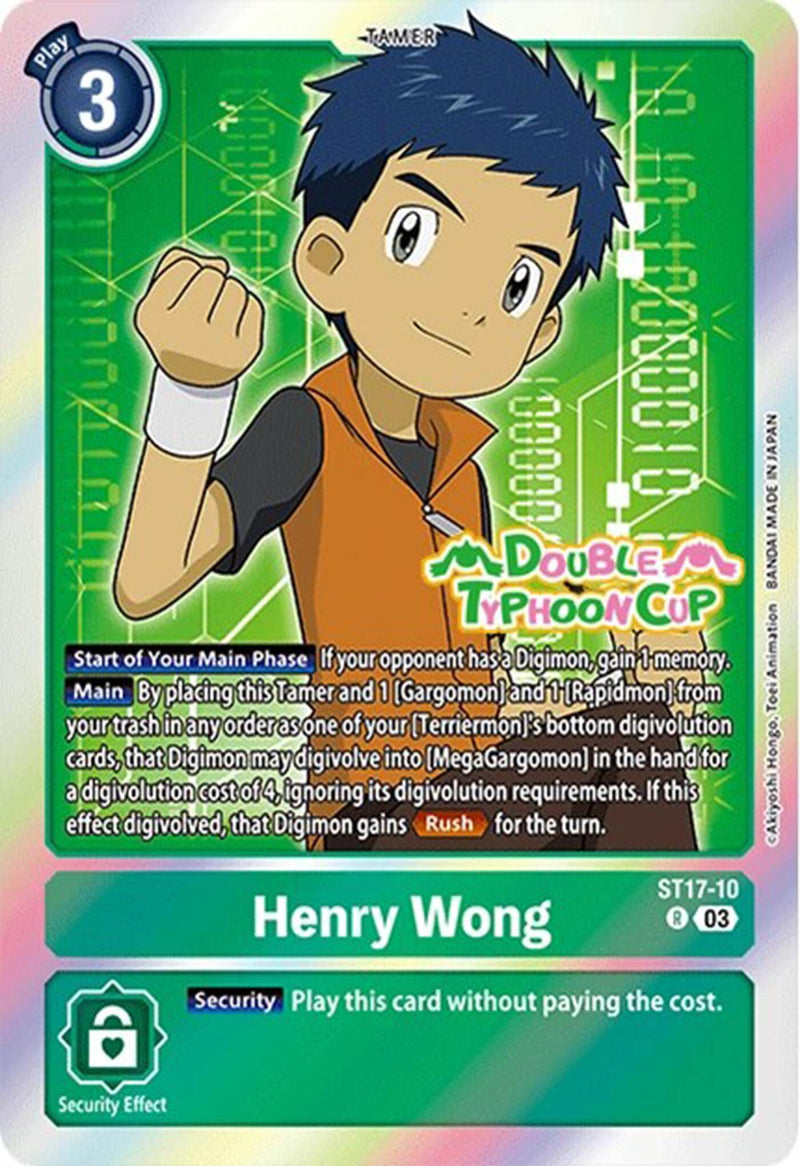 Henry Wong [ST17-10] [Mazo Inicial: Cartas de Prerelease del Set de Mazo Avanzado Doble Tifón]