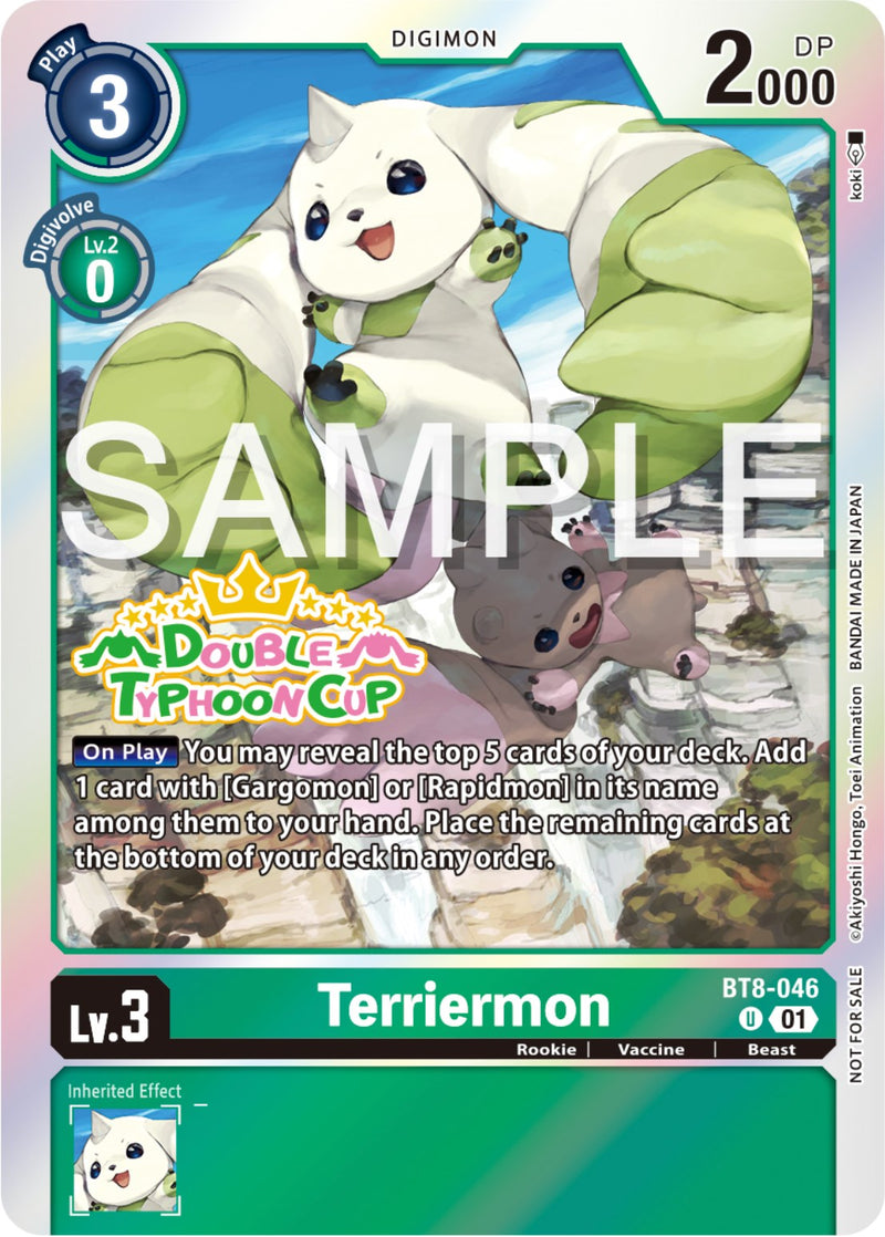 Terriermon [BT8-046] (Ganador de la Double Typhoon Cup) [Nuevo Despertar]