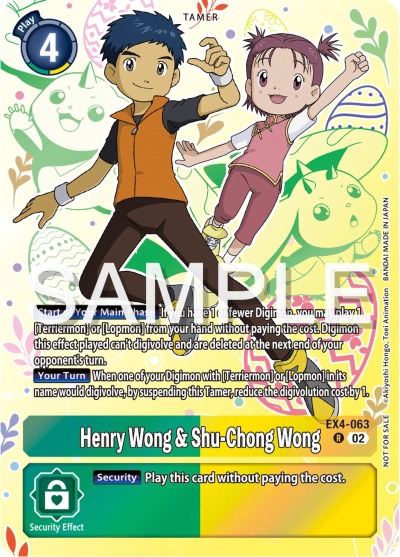 Henry Wong & Shu-Chong Wong [EX4-063] (Evento de Vacaciones de Primavera 2024) [Promociones de Sobres de Alternative Being]