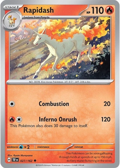 Rapidash (027/162) [Escarlata y Púrpura: Fuerzas Temporales]