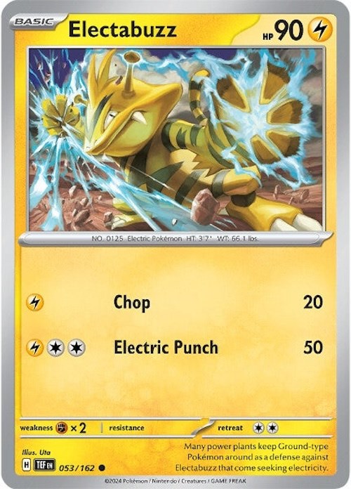 Electabuzz (053/162) [Escarlata y Púrpura: Fuerzas Temporales]