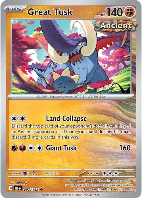 Grand Gueuleton (097/162) [Écarlate et Violet : Forces Temporelles]