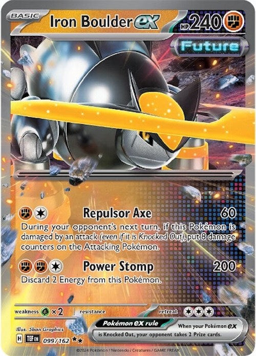 Iron Boulder ex (099/162) [Escarlata y Púrpura-Fuerzas Temporales]