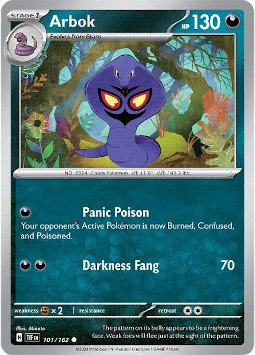 Arbok (101/162) [Écarlate et Violet : Forces Temporelles]