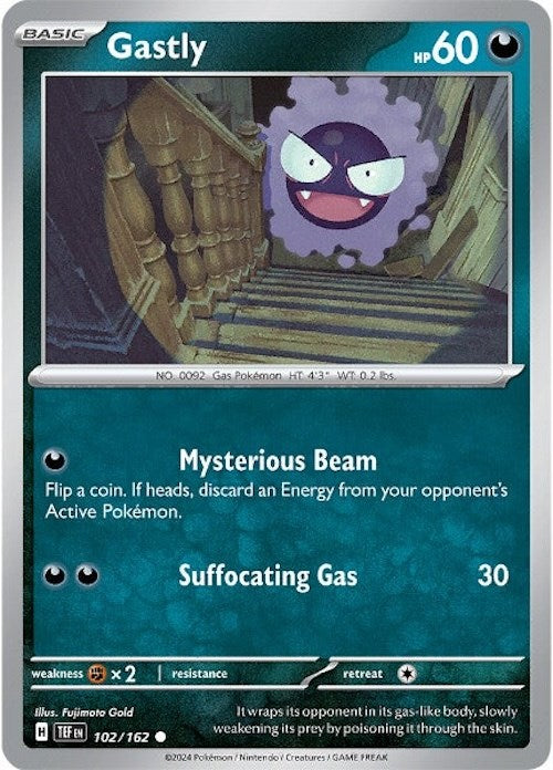 Gastly (102/162) [Escarlata y Púrpura: Fuerzas Temporales]