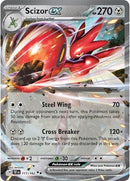 Scizor ex (111/162) [Escarlata y Púrpura: Fuerzas Temporales]