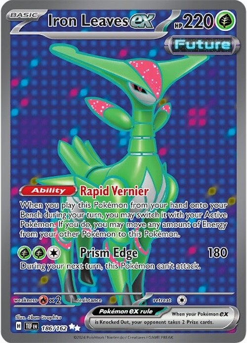 Iron Leaves ex (186/162) [Escarlata y Púrpura: Fuerzas Temporales]