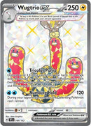 Wugtrio ex (190/162) [Escarlata y Púrpura: Fuerzas Temporales]