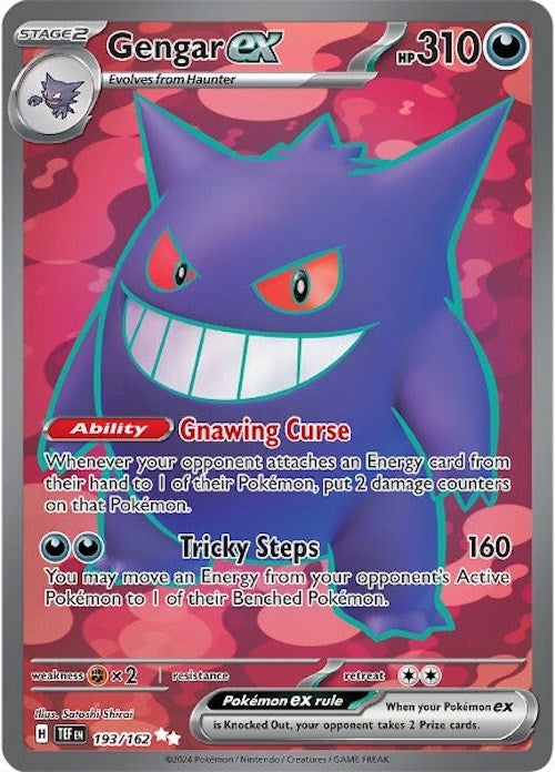 Gengar ex (193/162) [Escarlata y Púrpura: Fuerzas Temporales]
