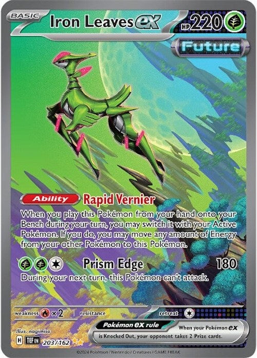 Hierro Hojas ex (203/162) [Escarlata y Púrpura: Fuerzas Temporales]