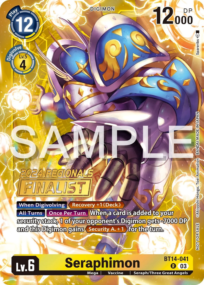 Seraphimon [BT14-041] (Finalista Regionales 2024) [Promos Blast Ace]