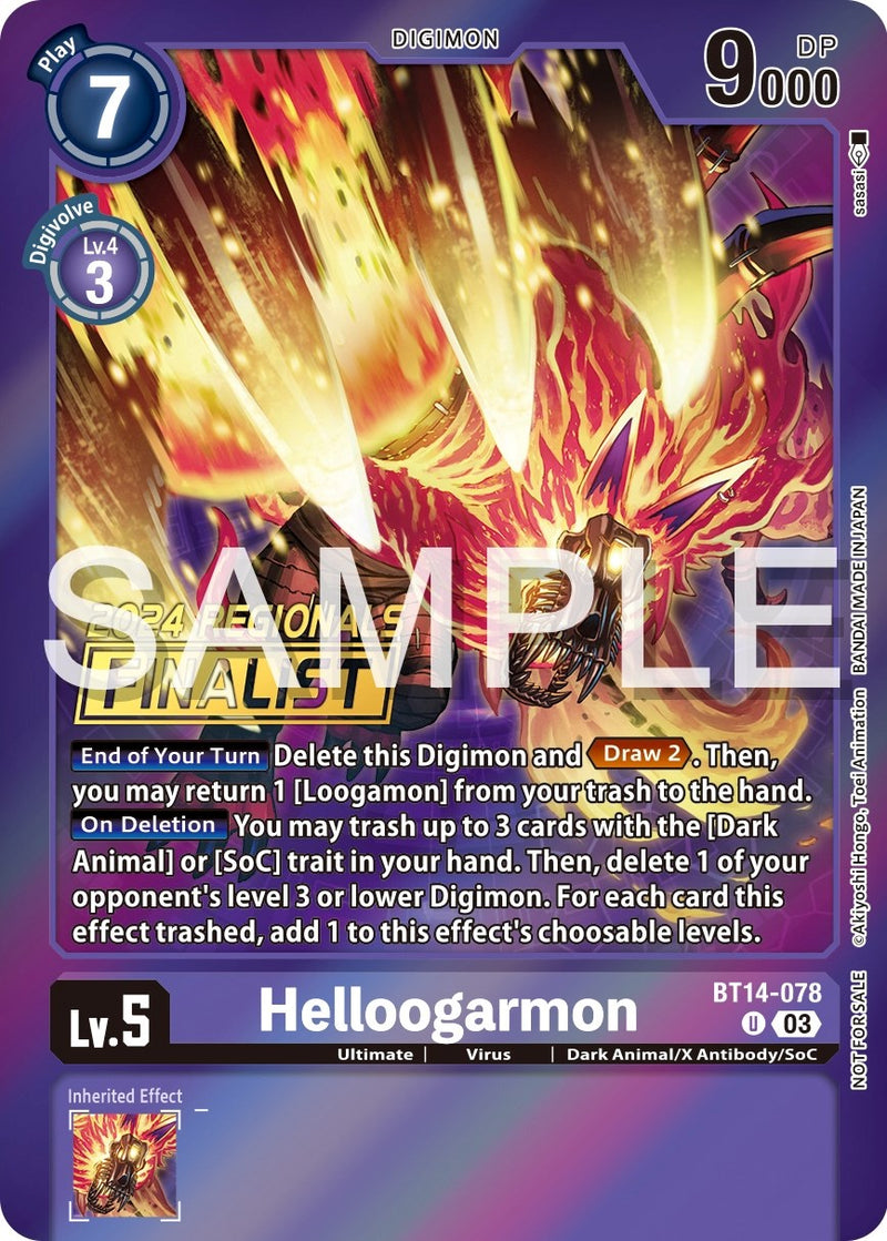 Helloogarmon [BT14-078] (Finalista Regional 2024) [Promos de Blast Ace]