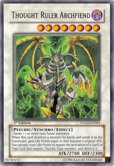 Archdémon Règle-Pensée [TDGS-FR044] Ultra Rare