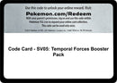 Image for Code Card - SV05: Temporal Forces Booster Pack - Pokemon