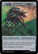 Phyrexian Mite (012) // Bête phyrexiane Jeton recto-verso [Phyrexia: All Will Be One Tokens]