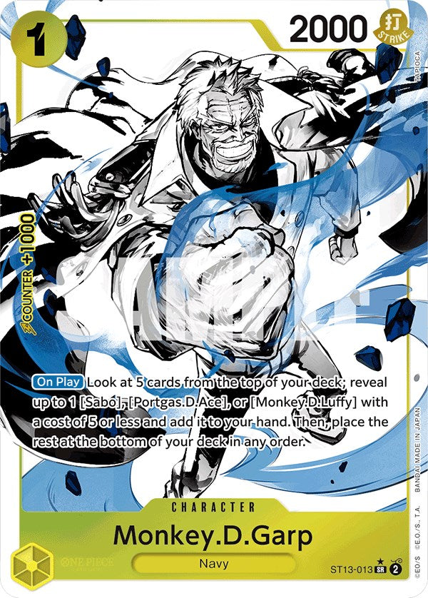Monkey.D.Garp (Paralelo) [Mazo definitivo: Los tres hermanos]