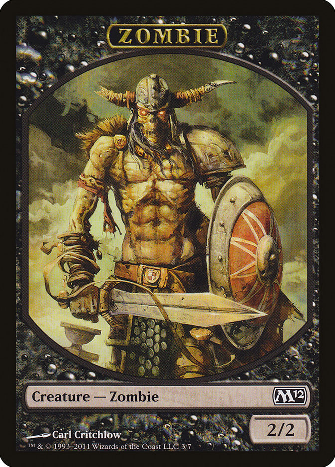 Jeton Zombie [Magic 2012 Jetons]