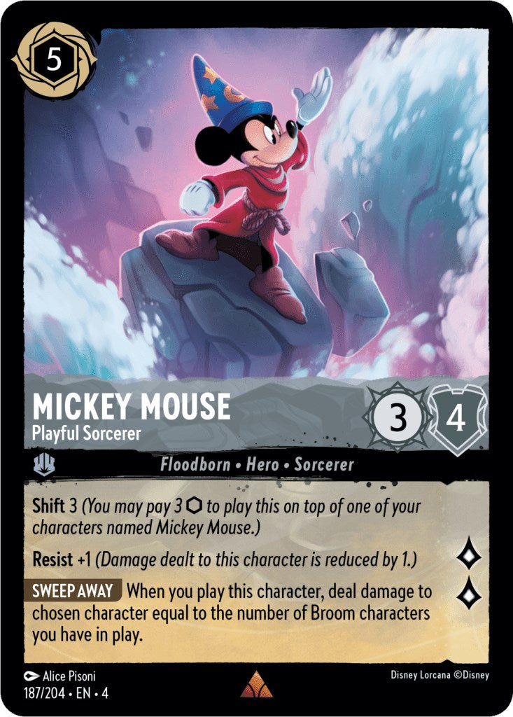 Mickey Mouse - Hechicero Juguetón (187/204) (187/204) [El Retorno de Úrsula]