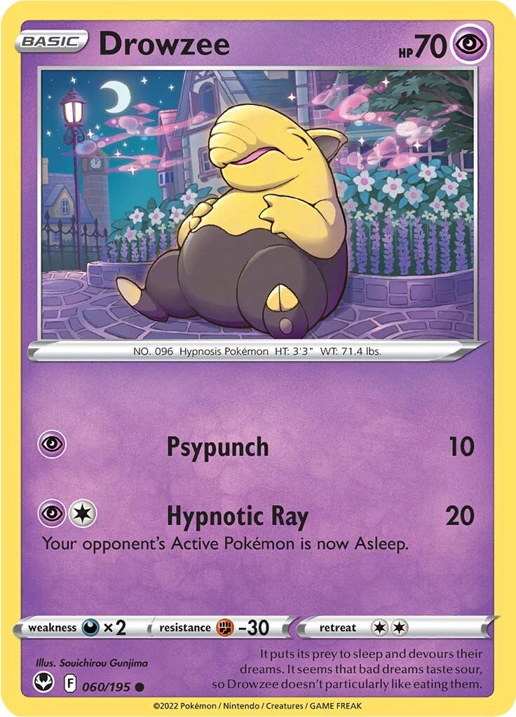 Drowzee (060/195) [Espada y Escudo: Tempestad Plateada]