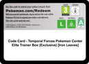 Image for Code Card - Temporal Forces Pokemon Center Elite Trainer Box (Exclusive) [Iron Leaves] - Pokemon