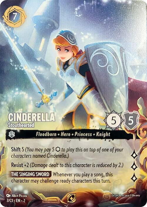 Cenicienta - Valerosa (3) [Cartas promocionales]