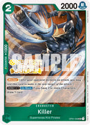 Killer (Pack Juge Vol. 3) [Cartes promotionnelles One Piece]